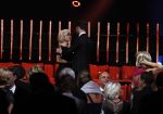 Amsterdam 12 oktober 2017 
Uitreiking televizierring in het afas live theater. Eva Jinek met vriend