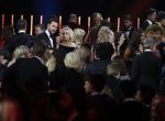 Amsterdam 12 oktober 2017 
Uitreiking televizierring in het afas live theater. Eva Jinek met vriend