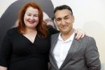 Amsterdam 5 november 2017
Premiere Fiddler on the Roof in het nieuwe de la mar theater. 
Eva v d Gucht met partner