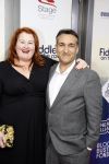 Amsterdam 5 november 2017
Premiere Fiddler on the Roof in het nieuwe de la mar theater. 
Eva v d Gucht met partner