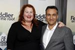 Amsterdam 5 november 2017
Premiere Fiddler on the Roof in het nieuwe de la mar theater. 
Eva v d Gucht met partner