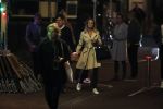 Amsterdam 18 oktober 2017
Frank masmeier en zijn vriendin Jaimy v Lent op straat in amsterdam na een etentje in restaurant Castell