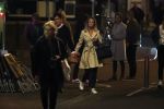 Amsterdam 18 oktober 2017
Frank masmeier en zijn vriendin Jaimy v Lent op straat in amsterdam na een etentje in restaurant Castell