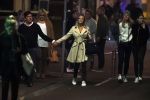 Amsterdam 18 oktober 2017
Frank masmeier en zijn vriendin Jaimy v Lent op straat in amsterdam na een etentje in restaurant Castell