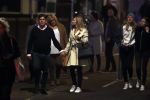 Amsterdam 18 oktober 2017
Frank masmeier en zijn vriendin Jaimy v Lent op straat in amsterdam na een etentje in restaurant Castell