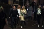 Amsterdam 18 oktober 2017
Frank masmeier en zijn vriendin Jaimy v Lent op straat in amsterdam na een etentje in restaurant Castell