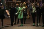 Amsterdam 18 oktober 2017
Frank masmeier en zijn vriendin Jaimy v Lent op straat in amsterdam na een etentje in restaurant Castell