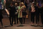 Amsterdam 18 oktober 2017
Frank masmeier en zijn vriendin Jaimy v Lent op straat in amsterdam na een etentje in restaurant Castell