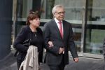 Amsterdam 14 oktober 2017
Afscheidsdienst van burgemeetser Eberhard v d Laan in het concertgebouw. Frank de Grave met vrouw