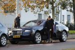 Amsterdam 11 november 2017
Gerard Spong met zijn partner en hondje in hun Rolls Royce van ruim 500K