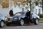 Amsterdam 11 november 2017
Gerard Spong met zijn partner en hondje in hun Rolls Royce van ruim 500K