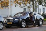 Amsterdam 11 november 2017
Gerard Spong met zijn partner en hondje in hun Rolls Royce van ruim 500K
