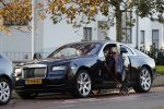 Amsterdam 11 november 2017
Gerard Spong met zijn partner en hondje in hun Rolls Royce van ruim 500K