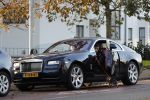 Amsterdam 11 november 2017
Gerard Spong met zijn partner en hondje in hun Rolls Royce van ruim 500K