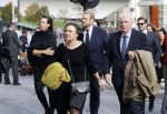 Amsterdam 14 oktober 2017
Afscheidsdienst van burgemeetser Eberhard v d Laan in het concertgebouw. Gerdi Verbeet  met man
