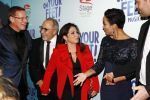 Utrecht 29 oktober 2017
Premiere on your feet in beatrixtheater in Utrecht. Gloria Estefan en haar man Emilio met Sonja Silva