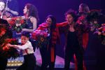 Utrecht 29 oktober 2017
Premiere on your feet in beatrixtheater in Utrecht. Gloria Estefan en haar man Emilio met Jim Bakkum  Vajen van den Bosch Nurlaila en Ellen Evers  tijdens het slotapplaus na afloop van de premiere van de musical On Your Feet!