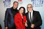 Utrecht 29 oktober 2017
Premiere on your feet in beatrixtheater in Utrecht. Gloria Estefan en haar man Emilio met Albert Verlinde