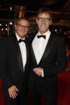 Amsterdam 12 oktober 2017 
Uitreiking televizierring in het afas live theater. Hans Schiffers met partner