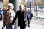 Amsterdam 14 oktober 2017
Afscheidsdienst van burgemeetser Eberhard v d Laan in het concertgebouw. Harrie Slinger met zijn vrouw