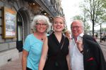 Amsterdam, 23 Augustus 2017 Premiere van Het Zwanenmeer
Harry Slinger met echtgenote en dochter