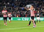 Eindhoven, 30 September 2017
PSV-Willem II, eindstand 4-0  Kompetitie 2017/2018
Hirving Lozano scoort