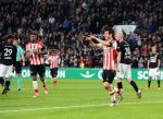 Eindhoven, 30 September 2017
PSV-Willem II, eindstand 4-0  Kompetitie 2017/2018
Hirving Lozano scoort