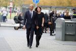 Amsterdam 14 oktober 2017
Afscheidsdienst van burgemeetser Eberhard v d Laan in het concertgebouw. Humberto Tan met zijn vrouw Ineke