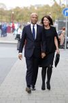 Amsterdam 14 oktober 2017
Afscheidsdienst van burgemeetser Eberhard v d Laan in het concertgebouw. Humberto Tan met zijn vrouw Ineke