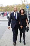 Amsterdam 14 oktober 2017
Afscheidsdienst van burgemeetser Eberhard v d Laan in het concertgebouw. Humberto Tan met zijn vrouw Ineke