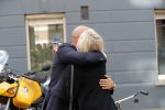 Amsterdam 14 oktober 2017
Afscheidsdienst van burgemeetser Eberhard v d Laan in het concertgebouw. Humberto Tan met zijn vrouw Ineke en Eva Jinek