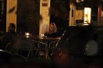 Amsterdam 18 oktober 2017
Frank masmeijer en zijn vriendin Jaimy v Lent op straat in amsterdam na een etentje in restaurant Castell
