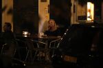 Amsterdam 18 oktober 2017
Frank masmeijer en zijn vriendin Jaimy v Lent op straat in amsterdam na een etentje in restaurant Castell
