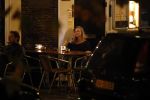Amsterdam 18 oktober 2017
Frank masmeijer en zijn vriendin Jaimy v Lent op straat in amsterdam na een etentje in restaurant Castell