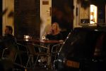 Amsterdam 18 oktober 2017
Frank masmeijer en zijn vriendin Jaimy v Lent op straat in amsterdam na een etentje in restaurant Castell