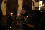Amsterdam 18 oktober 2017
Frank masmeijer en zijn vriendin Jaimy v Lent op straat in amsterdam na een etentje in restaurant Castell