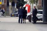 Amsterdam 14 oktober 2017
Afscheidsdienst van burgemeetser Eberhard v d Laan in het concertgebouw. Burgemeester Jan van Zanen van Utrecht met vriendin