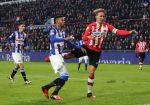 Eindhoven, 22 Januari 2017 Kompetitiewedstrijd PSV-SC Heerenveen, 
eindstand 4-3
Jeremiah St. Juste en Luuk de Jong