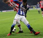 Eindhoven, 22 Januari 2017 Kompetitiewedstrijd PSV-SC Heerenveen, 
eindstand 4-3
Jeremiah St. Juste en Luuk de Jong