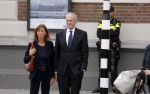 Amsterdam 14 oktober 2017
Afscheidsdienst van burgemeetser Eberhard v d Laan in het concertgebouw.Job Cohen met zijn vrouw Anjes v d Linden