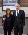 Amsterdam 14 oktober 2017
Afscheidsdienst van burgemeetser Eberhard v d Laan in het concertgebouw.Job Cohen met zijn vrouw Anjes v d Linden