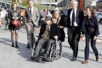 Amsterdam 14 oktober 2017
Afscheidsdienst van burgemeetser Eberhard v d Laan in het concertgebouw.Job Cohen met zijn vrouw Anjes v d Linden