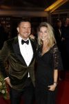 Amsterdam 12 oktober 2017 
Uitreiking televizierring in het afas live theater. Johnny de Mol met zijn zwangere vriendin Anouk v Schie