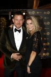 Amsterdam 12 oktober 2017 
Uitreiking televizierring in het afas live theater. Johnny de Mol met zijn zwangere vriendin Anouk v Schie