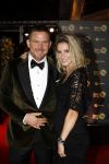 Amsterdam 12 oktober 2017 
Uitreiking televizierring in het afas live theater. Johnny de Mol met zijn zwangere vriendin Anouk v Schie