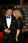 Amsterdam 12 oktober 2017 
Uitreiking televizierring in het afas live theater. Johnny de Mol met zijn zwangere vriendin Anouk v Schie