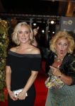 Amsterdam 12 oktober 2017 
Uitreiking televizierring in het afas live theater. Karin Bloemen met een kennis