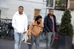 Amsterdam 11 november 2017
Kenny Tete met zijn nieuwe porsche panamera op de pc hooftstraat