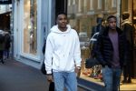Amsterdam 11 november 2017
Kenny Tete met zijn nieuwe porsche panamera op de pc hooftstraat