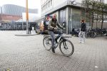 Tilburg 3 november 2017
Leo Alkemade op zijn electrische fiets in het centrum van Tilburg